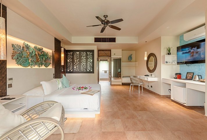Le Duc de Praslin Hotel & Villas - Wohnbeispiel Superior (Zimmercodierungen US1 & UH2)