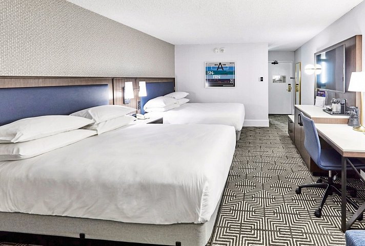 Hotel RIU Plaza Fisherman's Wharf - Wohnbeispiel Deluxe 2 Queen Beds (Zimmercodierung UD4)