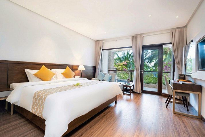 Hoang Ngoc Beach Resort - Wohnbeispiel Deluxe Garden View (Zimmercodierung USG)