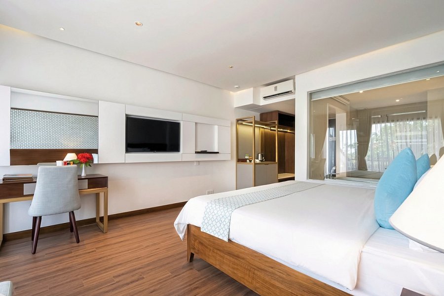 Hoang Ngoc Beach Resort - Wohnbeispiel Deluxe Sea View (Zimmercodierung UDM)