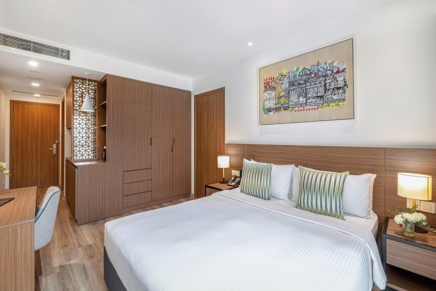 T-Ritz Saigon Hotel & Apartment - Wohnbeispiel Deluxe (Zimmercodierung UB1)
