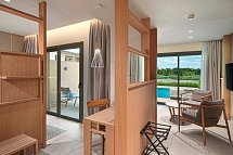 Meravia Leonardo Limited Edition - Wohnbeispiel Deluxezimmer Gartenblick und Privatpool (Zimmercodierung DDR)