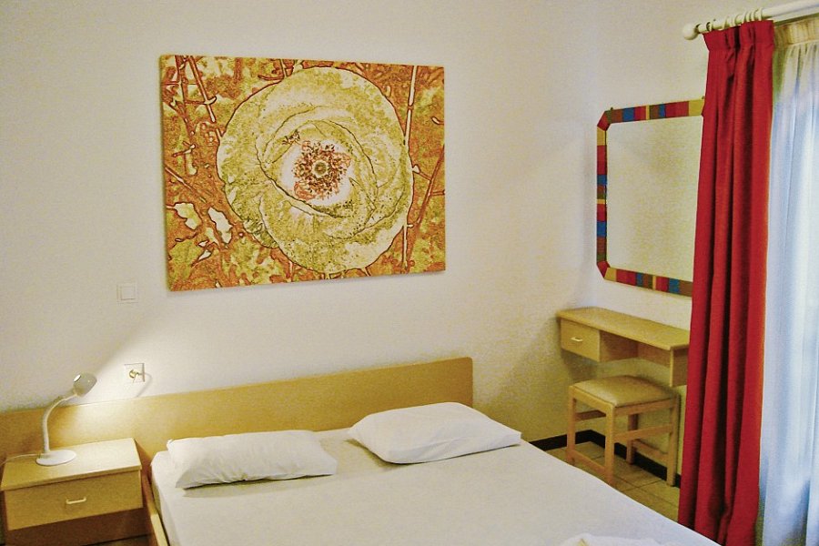 Elia Appartements Afitos - Wohnbeispiel Appartement 2 Schlafzimmer (Zimmercodierung OB1)
