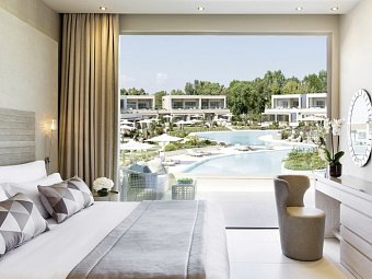Sani Dunes - Chambre double vue piscine/jardin