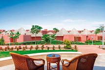 Pickalbatros Laguna Vista Hotel - Sharm El Sheikh - Beispiel Terrasse Bungalow Gartenblick (Zimmercodierung B1G)