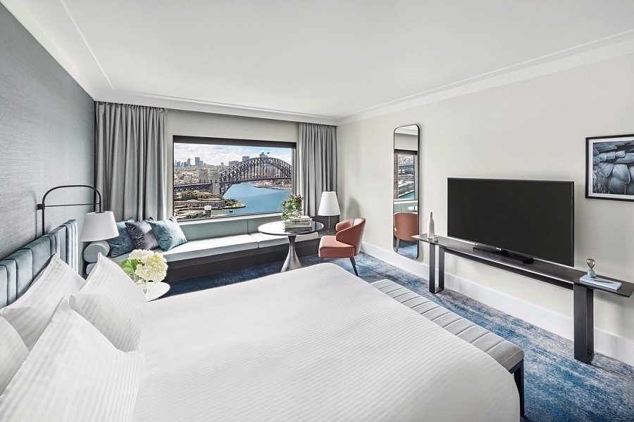 InterContinental Sydney - Wohnbeispiel Harbour Bridge View Room (Zimmercodierungen UG3 & UB3)