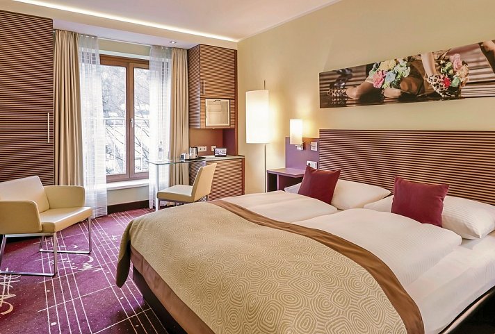 Dorint City-Hotel Salzburg - Wohnbeispiel Doppelzimmer (Zimmercodierungen DB1 & DC1)