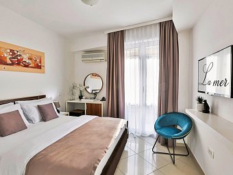 Hotel La Mer - Wohnbeispiel Doppelzimmer Bestpreis (Zimmercodierung DP1)