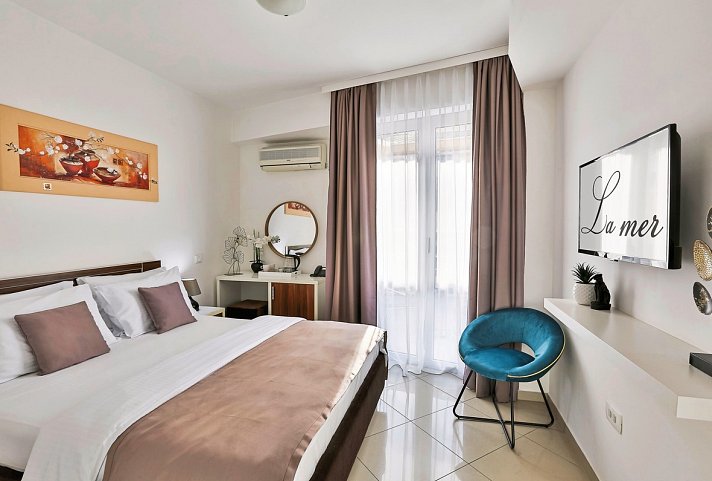 Hotel La Mer - Wohnbeispiel Doppelzimmer Bestpreis (Zimmercodierung DP1)