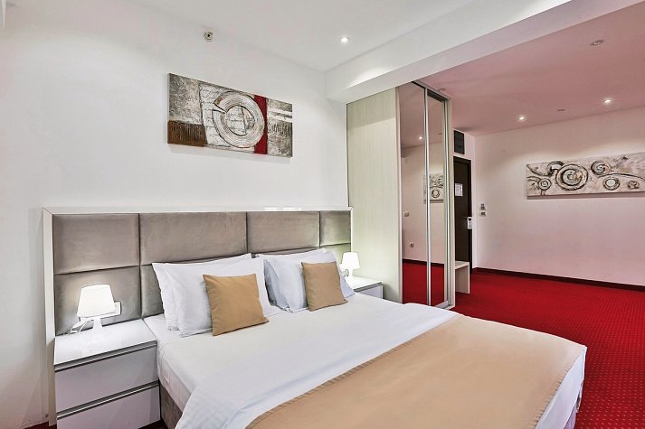Hotel La Mer - Wohnbeispiel Junior Suite Sea View (Zimmercodierung J1M)