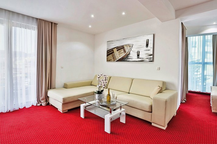 Hotel La Mer - Wohnbeispiel Junior Suite Sea View (Zimmercodierung J1M)