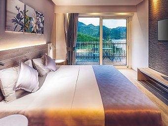 Carine Hotel Park - Wohnbeispiel Doppelzimmer Meerblick (Zimmercodierung DBM)
