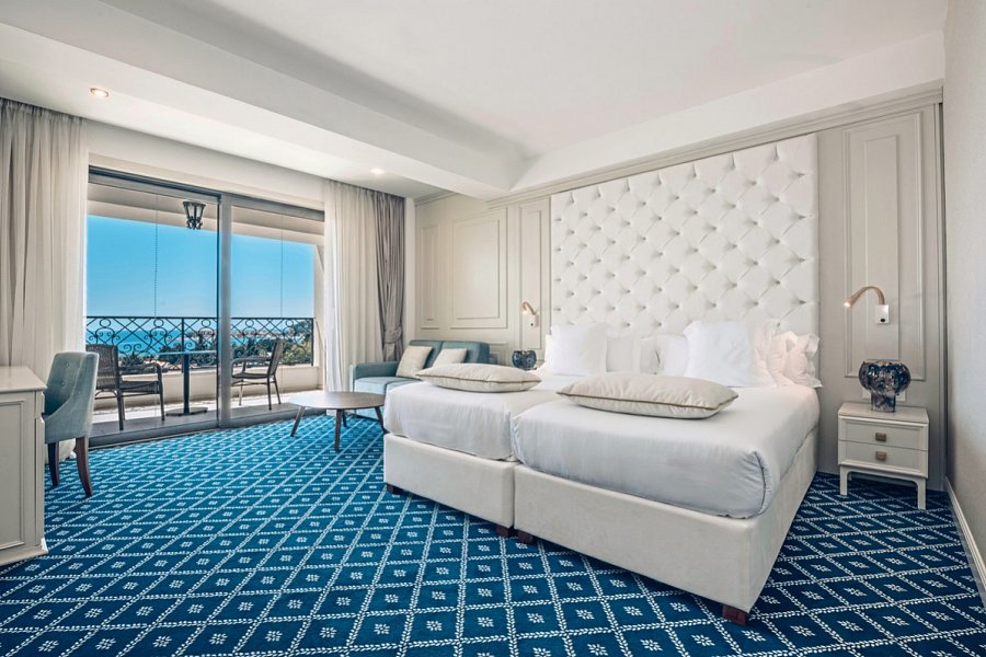 Iberostar Waves Slavija - Wohnbeispiel Doppelzimmer seitl. Meerblick (Zimmercodierungen DBN & D1N)