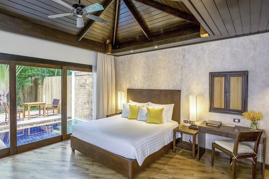 Bandara Spa Resort & Pool Villas, Samui - Wohnbeispiel Courtyard Plunge Pool Villa (Zimmercodierung VB1)