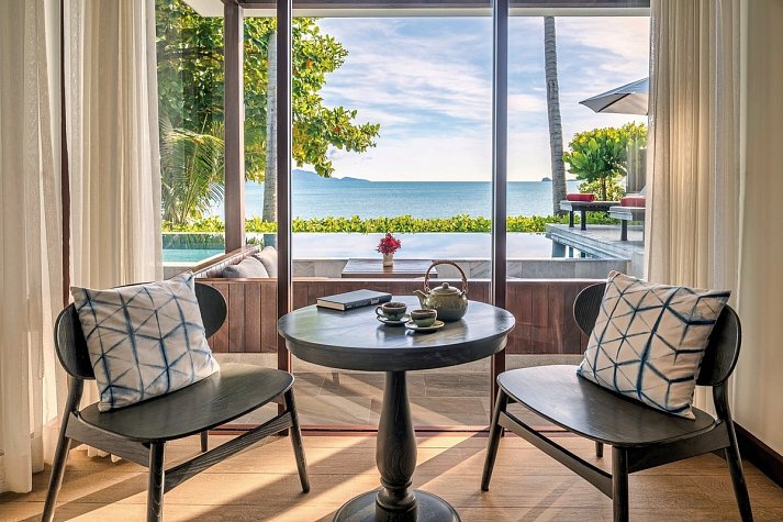 NH Collection Samui Peace Resort - Wohnbeispiel One Bedroom Beachfront Pool Villa (Zimmercodierung VMO)