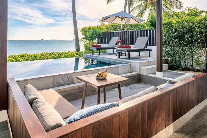 NH Collection Samui Peace Resort - Wohnbeispiel One Bedroom Beachfront Pool Villa (Zimmercodierung VMO)
