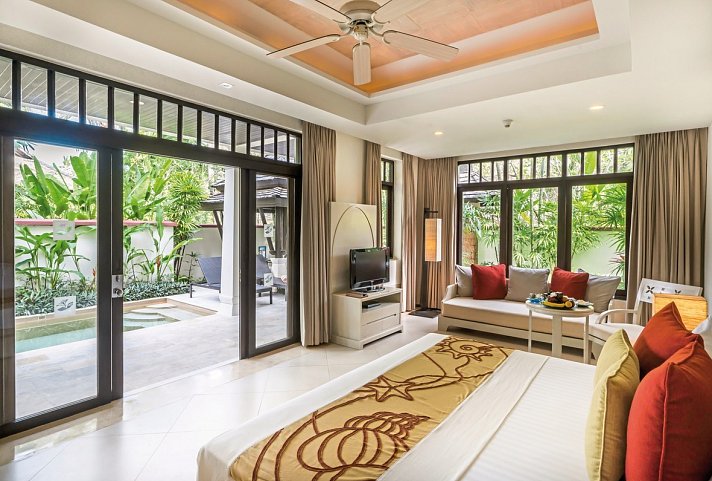 Melati Beach Resort & Spa - Wohnbeispiel Private Garden Pool (Zimmercodierung UDG)