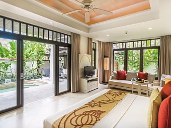 Melati Beach Resort & Spa - Wohnbeispiel Private Garden Pool (Zimmercodierung UDG)