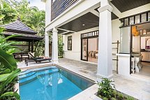 Melati Beach Resort & Spa - Terrassenbeispiel Private Garden Pool (Zimmercodierung UDG)