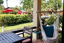 Royal Beach Boutique Resort & Spa - Balkonbeispiel Premium Bungalow (Zimmercodierung BM1)