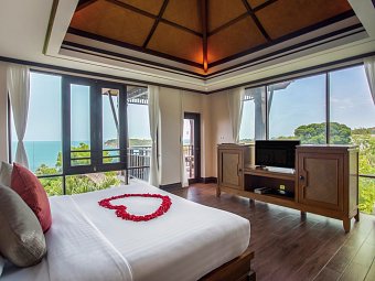 Nora Buri Resort & Spa - Wohnbeispiel Deluxe Hillside Sea View (Zimmercodierung UDM)