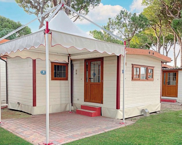 Baia Holiday Cavallino - Wohnbeispiel Mobilheim Baia Lux Evolution (Zimmercodierung CD1)