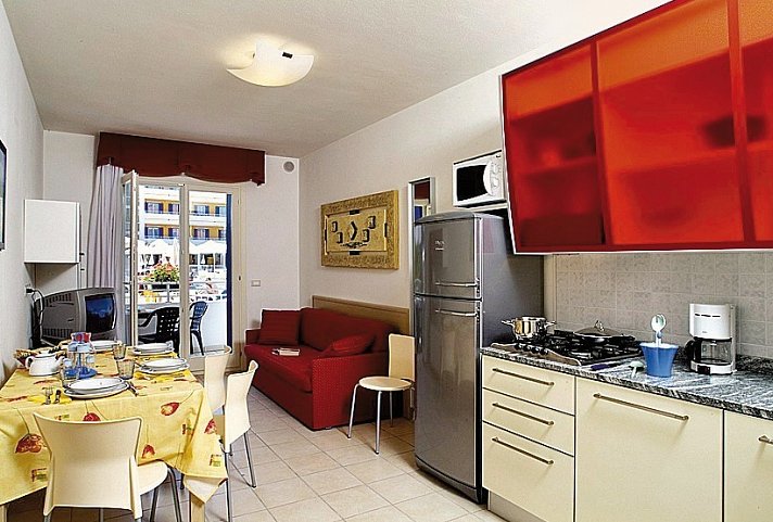 Feriendorf Villaggio Hemingway - Wohnbeispiel Appartement Bilo Superior (Zimmercodierung AS1)