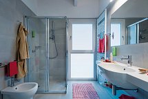 Lino delle Fate Eco Village Resort - Beispiel Bad (Zimmercodierungen OB1 & OB2)