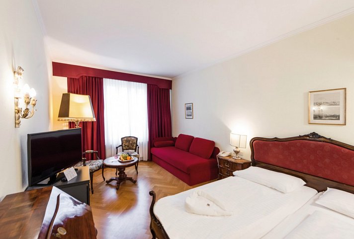 Hotel Royal - Wohnbneispiel Doppelzimmer Standard (Zimmercodierung DG1)