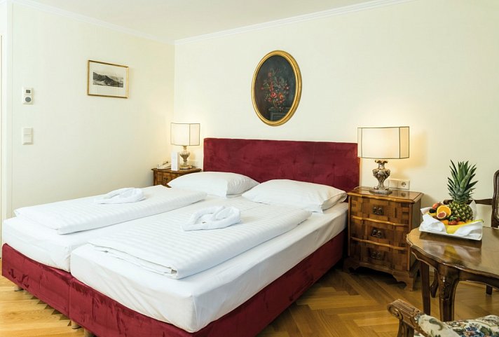 Hotel Graben - Wohnbeispiel Doppelzimmer Standard (Zimmercodierung DG1)