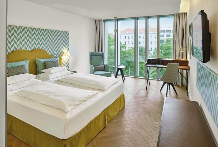 MAXX by Steigenberger Vienna - Wohnbeispiel Doppelzimmer Superior (Zimmercodierungen DS1 & DC1)