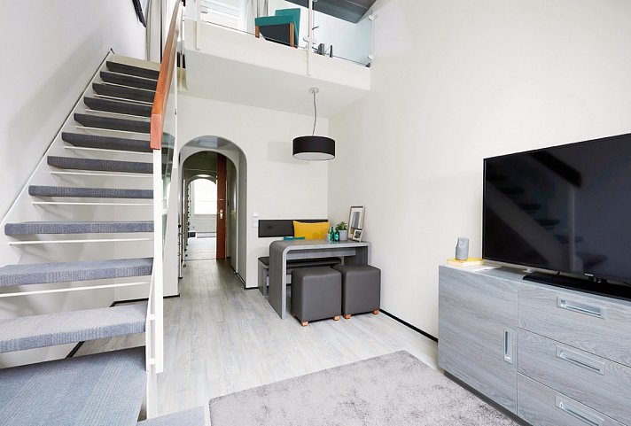 Living Hotel Kaiser Franz Joseph - Wohnbeispiel Apartment Superior Maisonette (Zimmercodierung AS1)