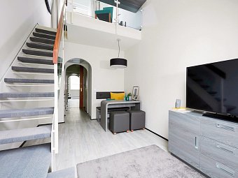 Living Hotel Kaiser Franz Joseph - Wohnbeispiel Apartment Superior Maisonette (Zimmercodierung AS1)