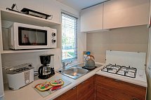 Camping Bella Italia (by Happy Camp) - Wohnbeipsiel Mobilheim Happy Premium Suite (Zimmercodierung CM2)