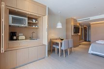 Hipotels Barrosa Park (Hipotels La Barrosa Complex) - Wohnbeispiel Familienzimmer mit Küche (Zimmercodierung FB2)