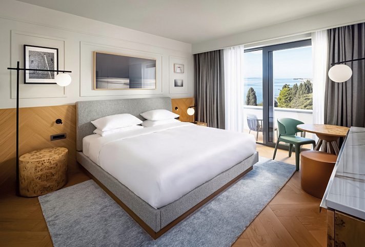 Hyatt Regency Zadar - Wohnbeispiel Doppelzimmer Deluxe Meerblick (Zimmercodierung DDM)