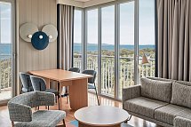 Falkensteiner Family Hotel Diadora - Wohnbeispiel Suite Deluxe Meerseite (Zimmercodierung WDC)