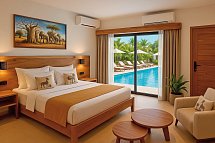 JAZ Amaluna Adults Only - Wohnbeispiel Double Deluxe Pool View (Zimmercodierungen DSP & UDP)