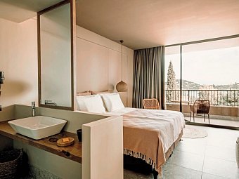Cook's Club Corfu - Wohnbeispiel Doppelzimmer Höhere Etage Panoramablick (Zimmercodierung DBD/D1G)