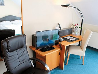 H+ Hotel Erfurt - Wohnbeispiel Doppelzimmer (Zimmercodierung DB1)