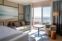 A-ROSA Sylt - Wohnbeispiel Doppelzimmer Deluxe Meerblick (Zimmercodierung DDM)
