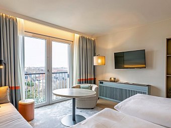 A-ROSA Sylt - Wohnbeispiel Doppelzimmer Komfort Landblick (Zimmercodierung DF1)