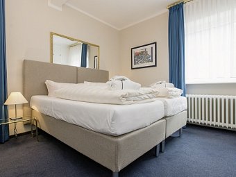 Hotel Sylter Blaumuschel - Wohnbeispiel Doppelzimmer (Zimmercodierung DB1)