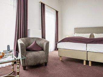 Hotel Sylter Blaumuschel - Wohnbeispiel Doppelzimmer Superior (Zimmercodierung DS1)