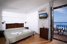 Hersonissos Village - Wohnbeispiel Doppelzimmer Meerblick (Zimmercodierung D1M)