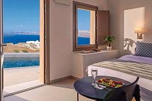 Kalestesia Suites - Wohnbeispiel Doppelzimmer Meerblick (Zimmercodierung DBM)