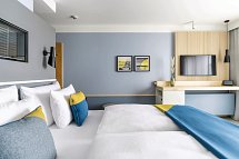 A-ROSA Travemünde - Wohnbeispiel Doppelzimmer Deluxe Meerblick (Zimmercodierung DD1)