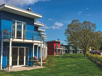 Ostsee Resort Damp - Ferienhäuser Asgard - Außenansicht Premiumhaus (Zimmercodierungen BB2 & BB6)