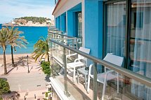 Los Geranios - Beispiel Balkon Doppelzimmer Komfort seitl. Meerblick (Zimmercodierung DBN)