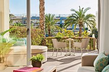 Zafiro Palace Alcudia - Wohnbeispiel Juniorsuite mit privatem Pool (Zimmercodierungen JB2 & JB4)